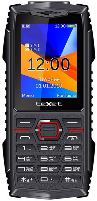Купите мобильный телефон с хорошим аккумулятором: TeXet TM-519R