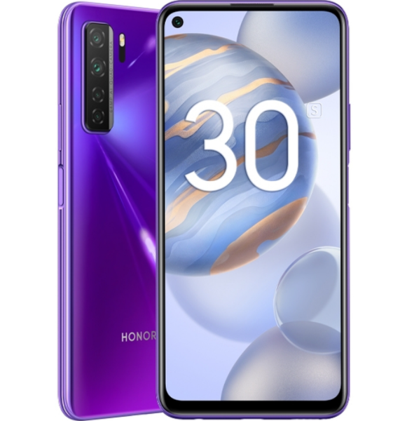 HONOR 30S со сканером отпечатков пальцев