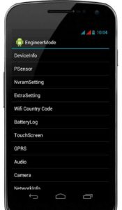 Калибровка дисплея устройства Android с помощью инженерного меню
