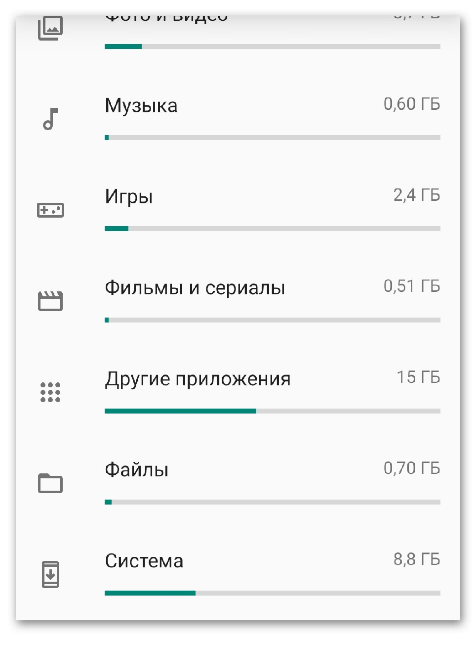 Файловый менеджер Android