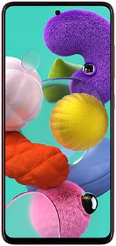 Вид спереди Samsung Galaxy A51