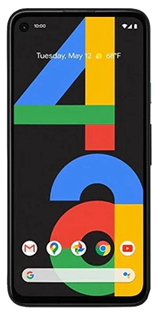 Вид спереди Google Pixel 4a
