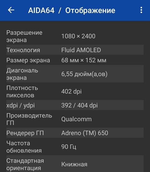 Знайте разрешение вашего экрана